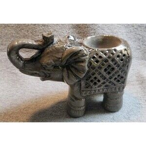 Elephant Ceramic Tea Light  Holder Incense Holder Candle Holder